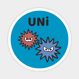 UNI - Cryptic Nihongo - Cartoon Sea Urchins with Japanese Magnet